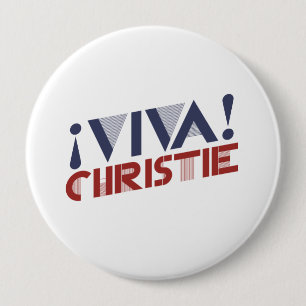VIVA CHRISTIE -.png 4 Inch Round Button