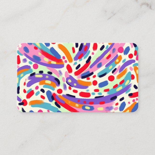 Viva Colours! Calling Card (Front)