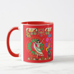 Viva Fiesta Dreams bright red Mug