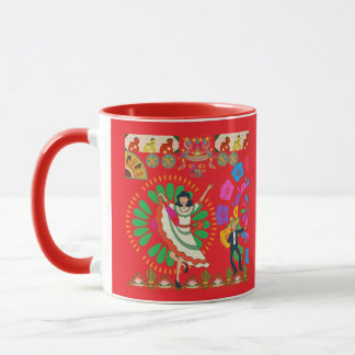 Viva Fiesta Dreams bright red Mug