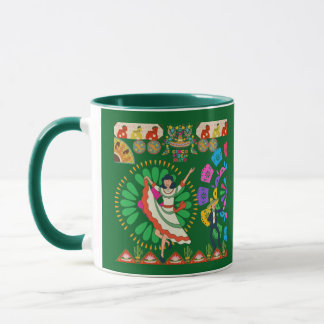 Viva Fiesta Dreams forest green Mug