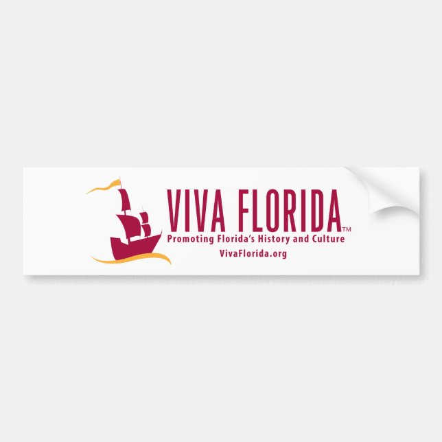 Viva Florida Bumper Sticker (Front)