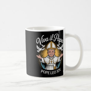Viva Il Papa Pope Leo Xiv 1  Coffee Mug