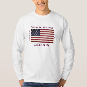 Viva Il Papa Pope LEO XIV Long Sleve T-Shirt