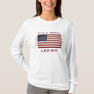 Viva Il Papa Pope LEO XIV T-Shirt pour femmes
