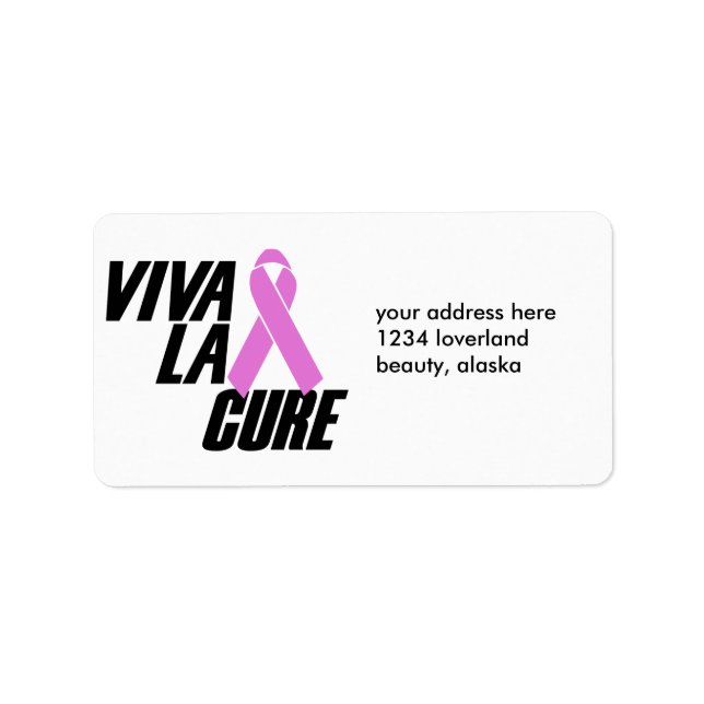 Viva la Cure Label (Front)