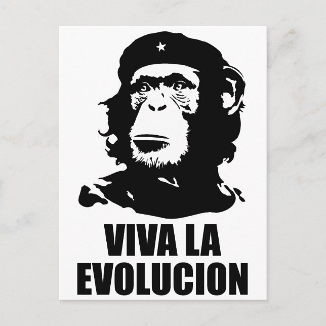 Viva la Evolucion Postcard (Front)