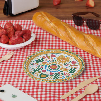 Viva la Fiesta Paper Plate