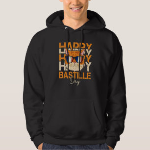 Viva La France Cute Cat French Pride Men Women Bas Hoodie