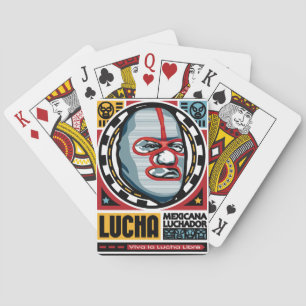 viva la lucha libre#1 playing cards