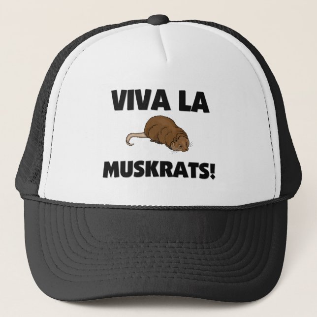 Viva La Muskrats Trucker Hat (Front)