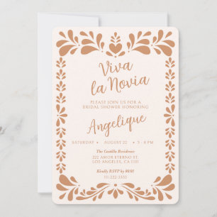 Viva La Novia Mexican Bridal Shower Invitation