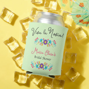 Viva la Novia Mexican Despedida Bash Bridal Shower Can Cooler