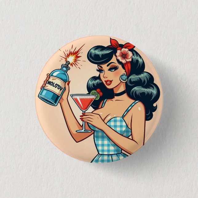 Viva la Resistance! 1 Inch Round Button (Front)