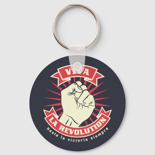 Viva La Revolution Keychain (Front)