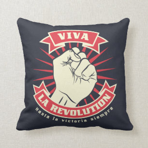Viva La Revolution Throw Pillow