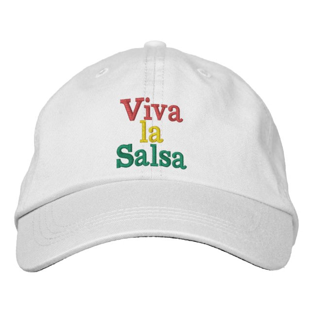 viva la salsa embroidered hat (Front)