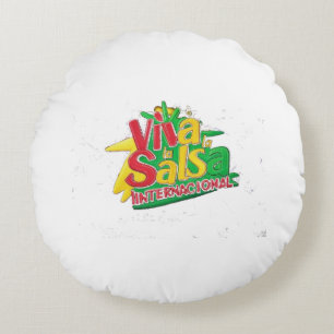 Viva la Salsa Internacional Round Pillow