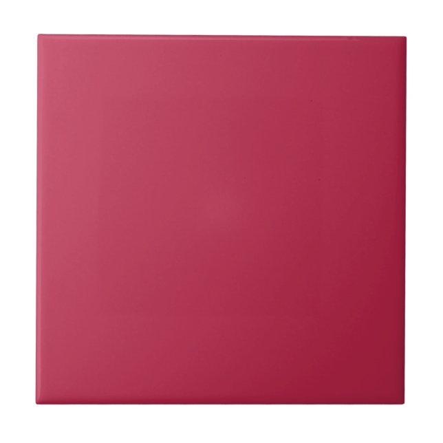 Viva la Vida Magenta -- Medium Pink Solid Colour Tile (Front)