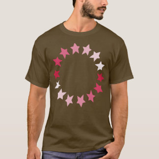 Viva Magenta Circle Graphic T-Shirt