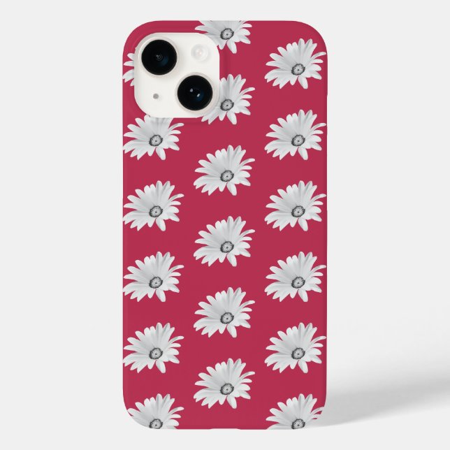 Viva Magenta Floral Daisy iPhone / coque ipad (Verso)