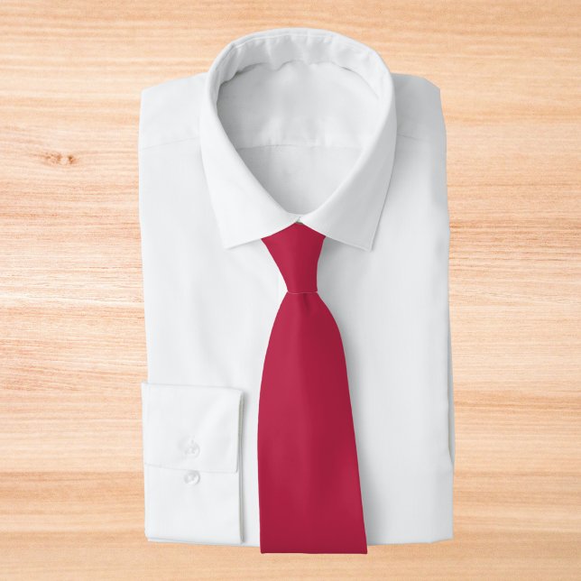 Viva Magenta Solid Colour Tie (Creator Uploaded)