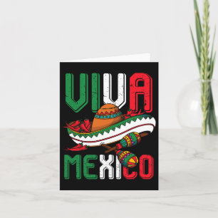 Viva Mexico Cinco De Mayo  Card
