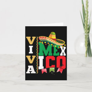 Viva Mexico For Mexican Independence Day And Cinco Card