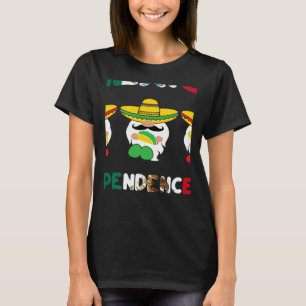 viva mexico gnomes flag Pride Independence Day 16 T-Shirt