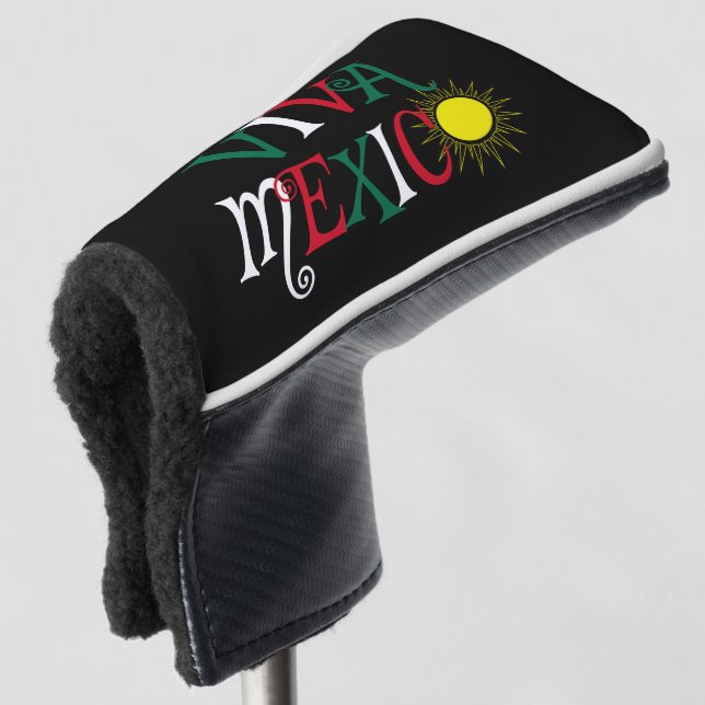Viva Mexico Golf Head Cover (3/4 Front)