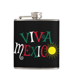 Viva Mexico Hip Flask