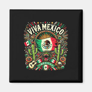 Viva Mexico Independence Day Mexican Flag Mexicano Magnet