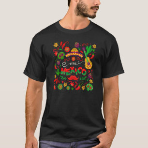 Viva Mexico Mexican Independence Day I Love Mexic T-Shirt
