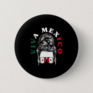 Viva mexico mexican pride flag mexico rootsViva me 2 Inch Round Button