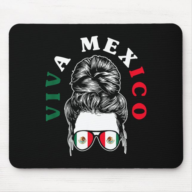 Viva mexico mexican pride flag mexico rootsViva me Mouse Pad (Front)