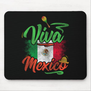 Viva Mexico Mexico Black Women Cinco De Mayo Mexic Mouse Pad