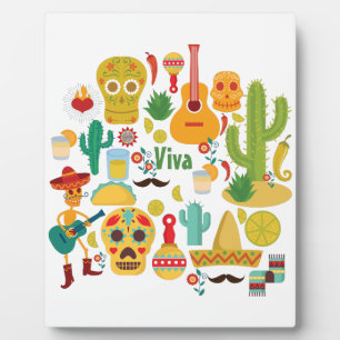 viva mexico plaque