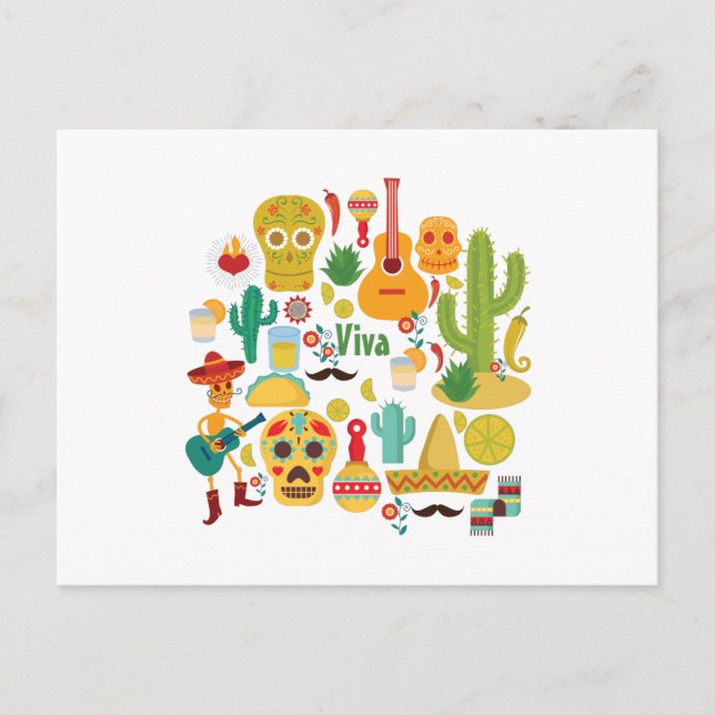 viva mexico postcard (Front)