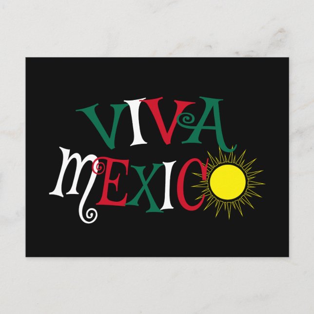 Viva Mexico Postcard (Front)