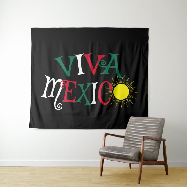Viva Mexico Tapestry (In Situ (Horizontal))
