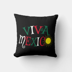 Viva Mexico Throw Pillow