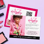 Viva Modern Magenta Fashion Custom Photo Marketing Postcard<br><div class="desc">Clean, modern style with a focus on one of the year's hottest trending colours: magenta! It's bold and feminine, with a smooth, clean impression. Easily personalize your own custom marketing postcards for your beauty, fashion or lifestyle business and more! Both front and back photos should be replaced with your own...</div>