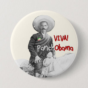 Viva PanchObama 3 Inch Round Button