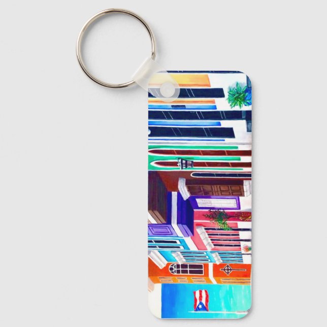 ¡Viva Puerto Rico! Keychain (Front)