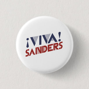 Viva Sanders 2016 1 Inch Round Button