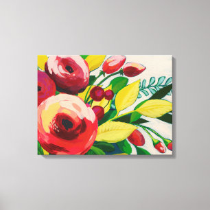 Vivacious Blooms Canvas Print