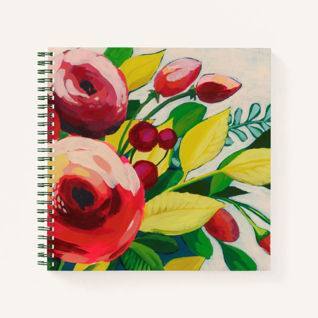 Vivacious Blooms Notebook (Front)