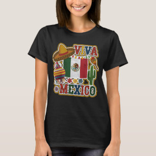 VIVAN MEXICO hispanic heritage and Mexican culture T-Shirt
