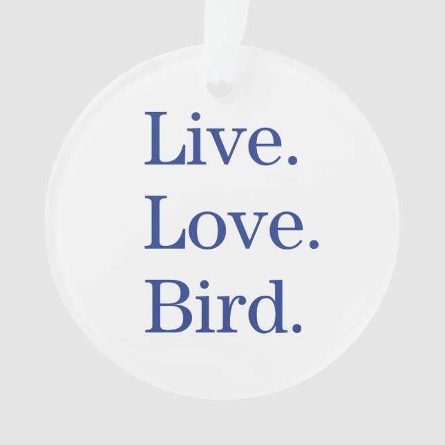 Vivant. Amour. Oiseau (devant)