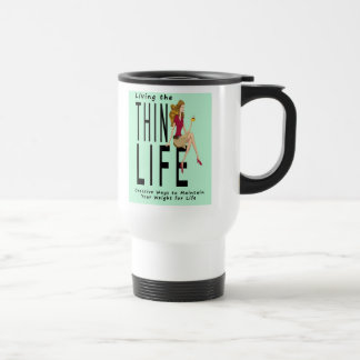 Vivant la tasse grande de la vie mince